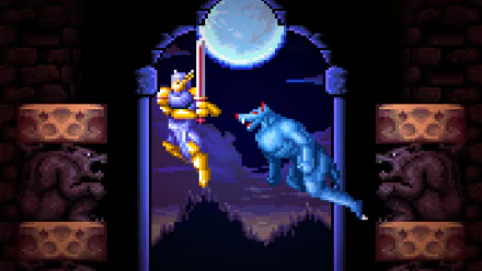 pixel art video game ActRaiser HD Desktop Wallpaper | Background Image