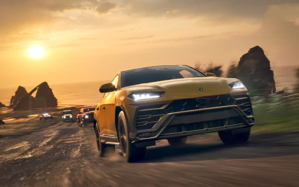 Lamborghini Urus video game Forza Horizon 4 HD Desktop Wallpaper | Background Image