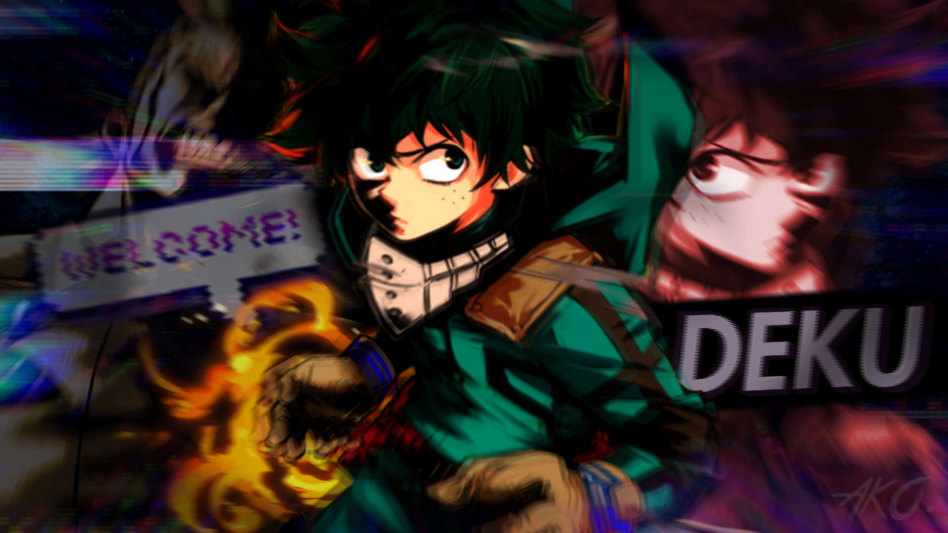 Deku - My Hero Academia HD Wallpaper | Background Image | 1920x1080