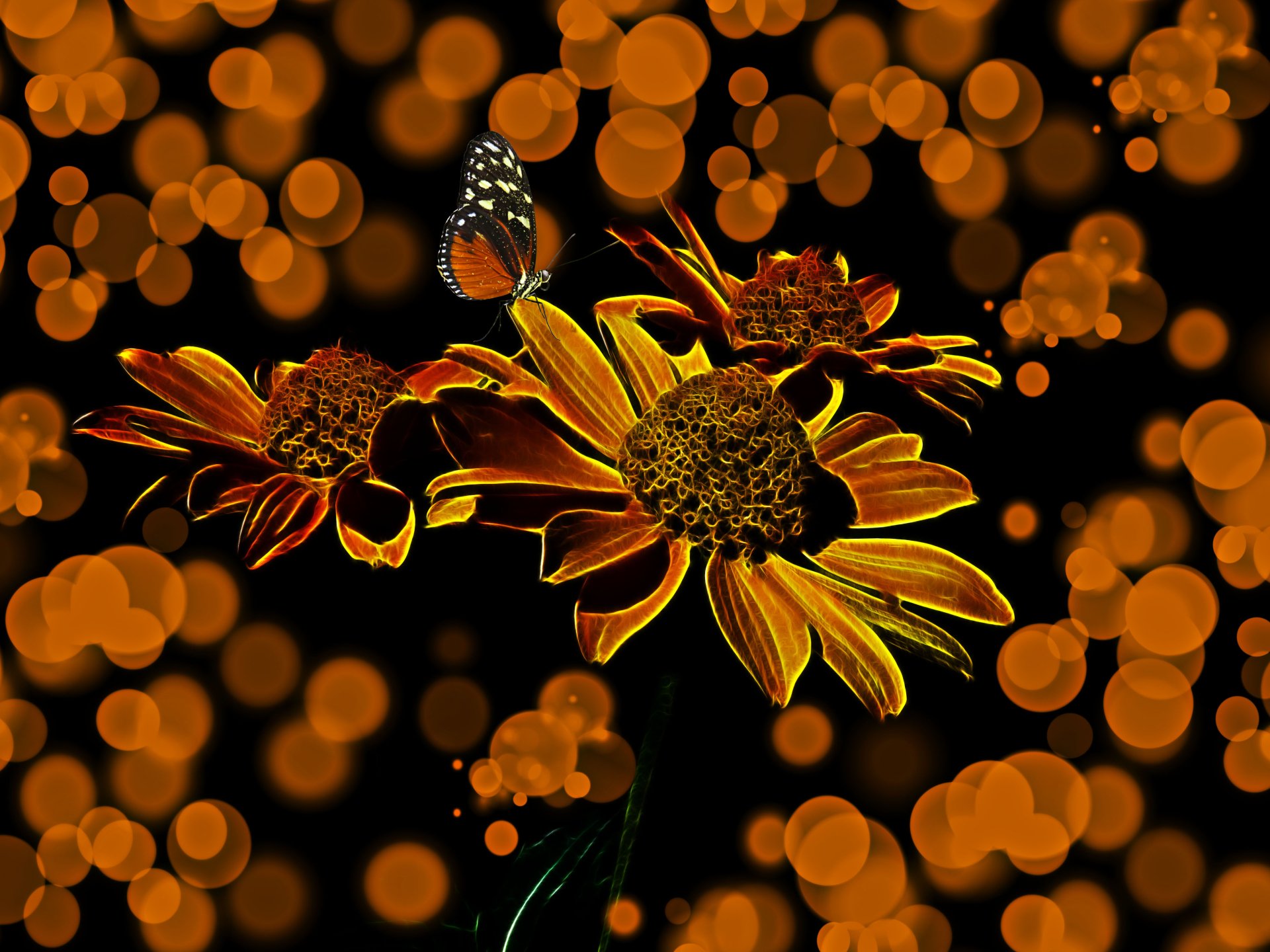 Flower neon by Susanlu4esm