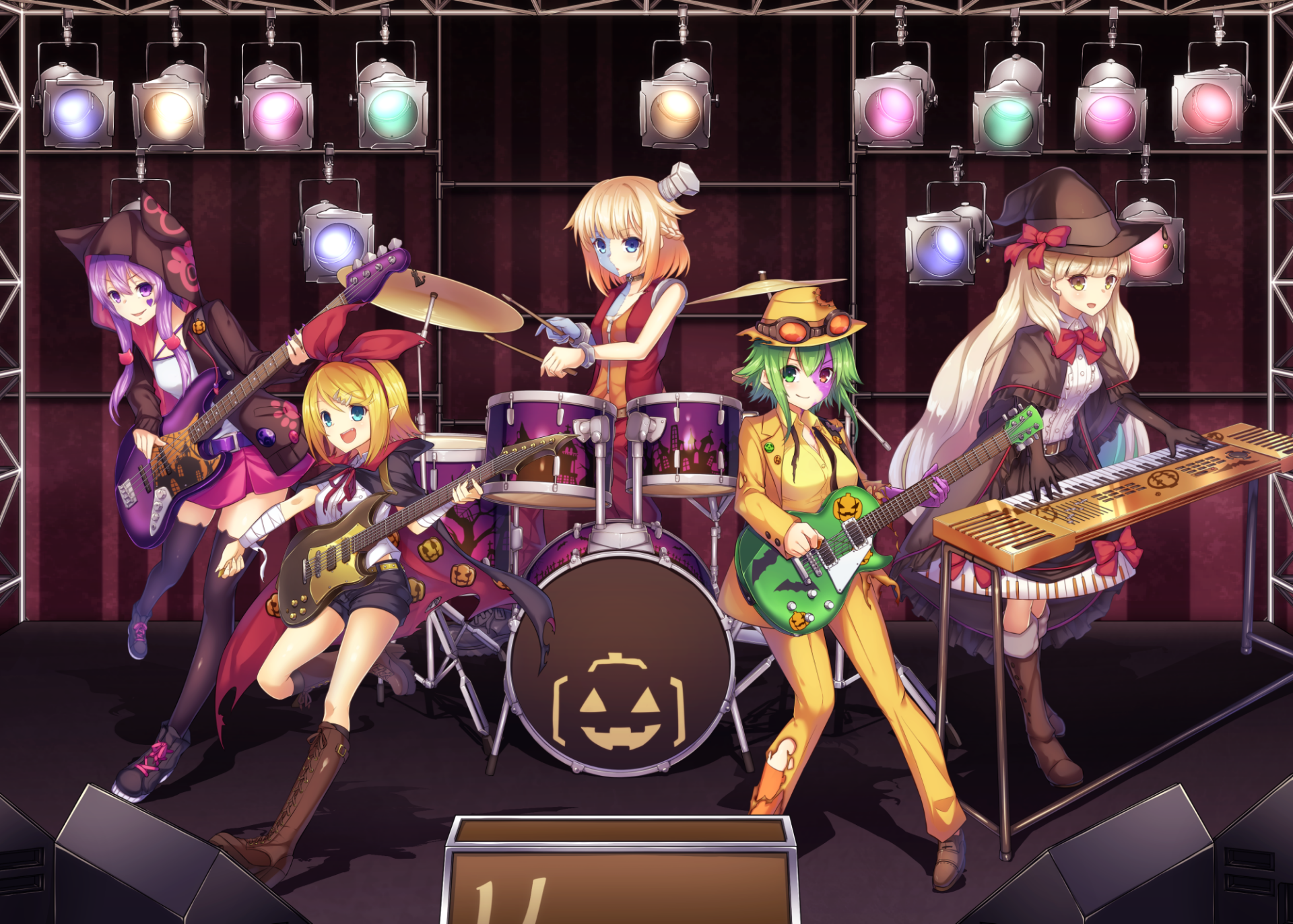 Download Rin Kagamine Yuzuki Yukari ONE (Vocaloid) Mayu (Vocaloid) GUMI (Vocaloid) Anime Vocaloid HD Wallpaper by へたれん