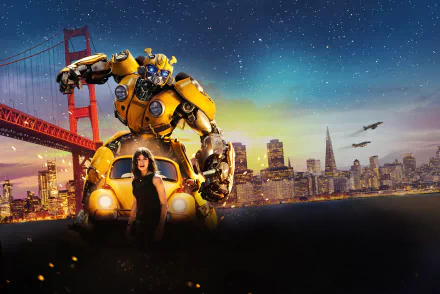 Bumblebee (Transformers) Hailee Steinfeld movie HD Desktop Wallpaper | Background Image