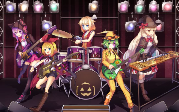 Rin Kagamine Yuzuki Yukari ONE (Vocaloid) Mayu (Vocaloid) GUMI (Vocaloid) Anime Vocaloid HD Desktop Wallpaper | Background Image