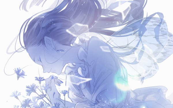Anime Original Flower HD Wallpaper | Background Image