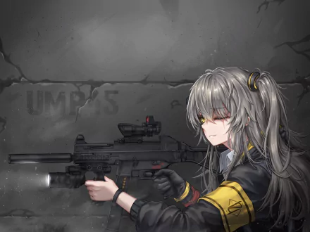 UMP45 (Girls Frontline) video game Girls Frontline HD Desktop Wallpaper | Background Image