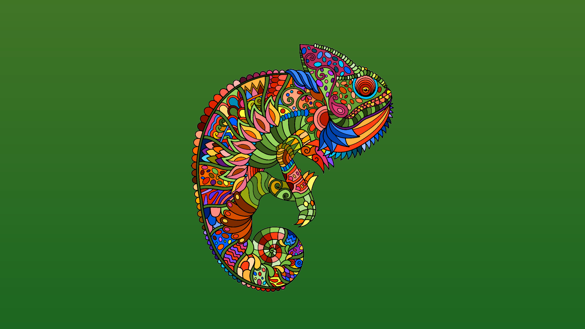 Chameleon Green by MousTaki