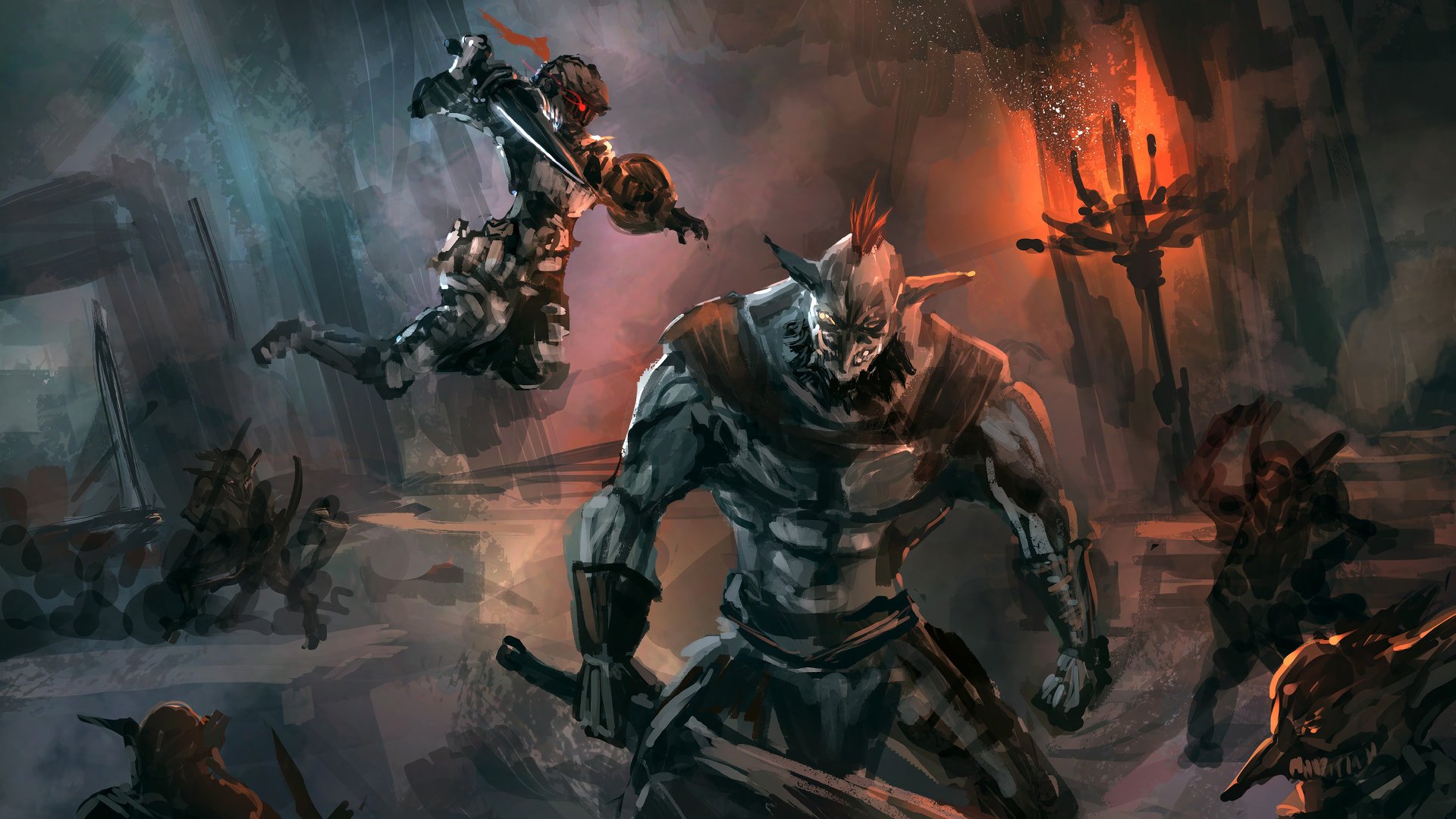 Goblin Slayer VS Ogro  GOBLIN SLAYER (DUBLADO) 