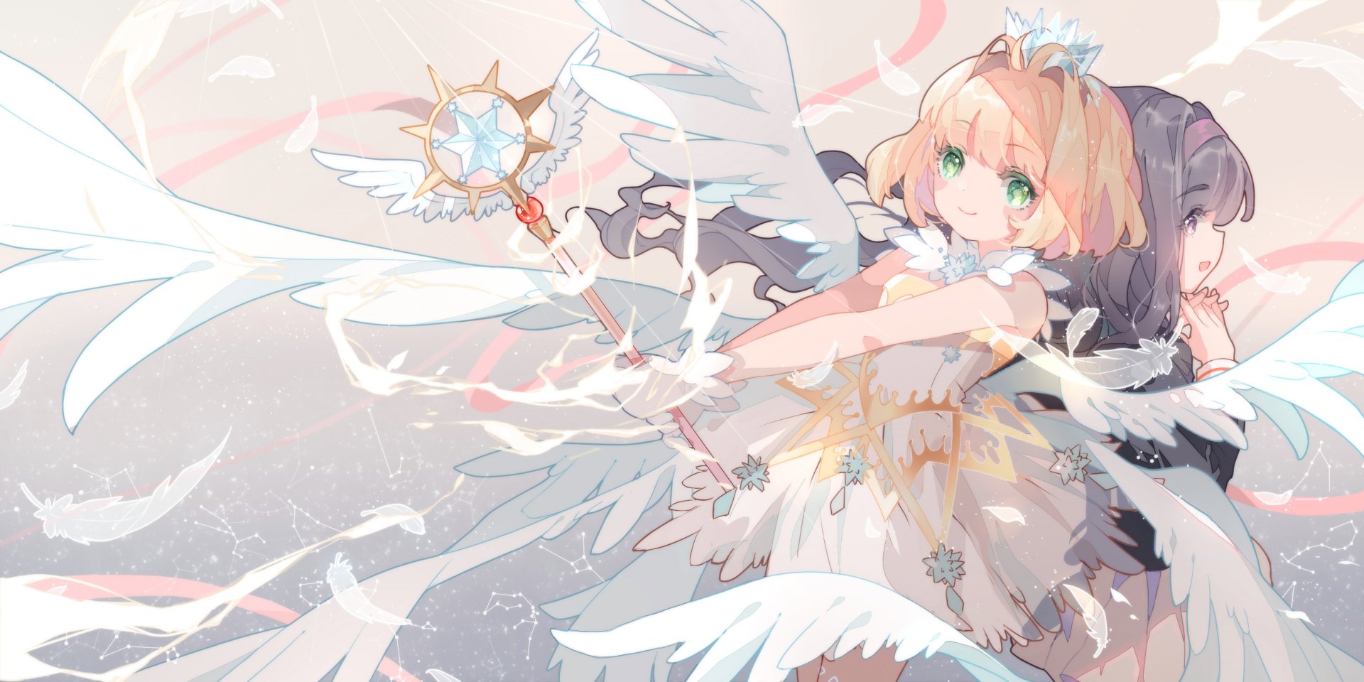 Download Tomoyo Daidouji Sakura Kinomoto Anime Cardcaptor Sakura HD Wallpaper by rokusai