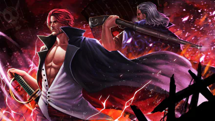 Shanks (One Piece) Benn Beckman Anime One Piece HD Desktop Wallpaper | Background Image