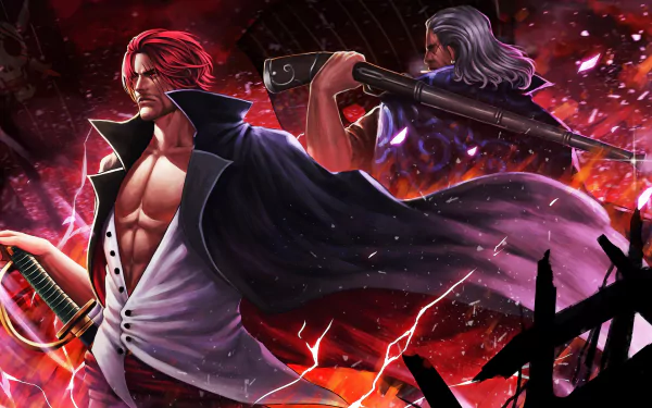 Shanks (One Piece) Benn Beckman Anime One Piece HD Desktop Wallpaper | Background Image