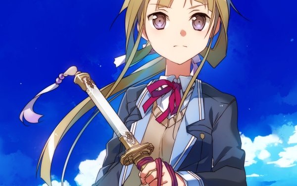 Anime Yuki Yuna is a Hero Nogi Wakaba Sword HD Wallpaper | Background Image