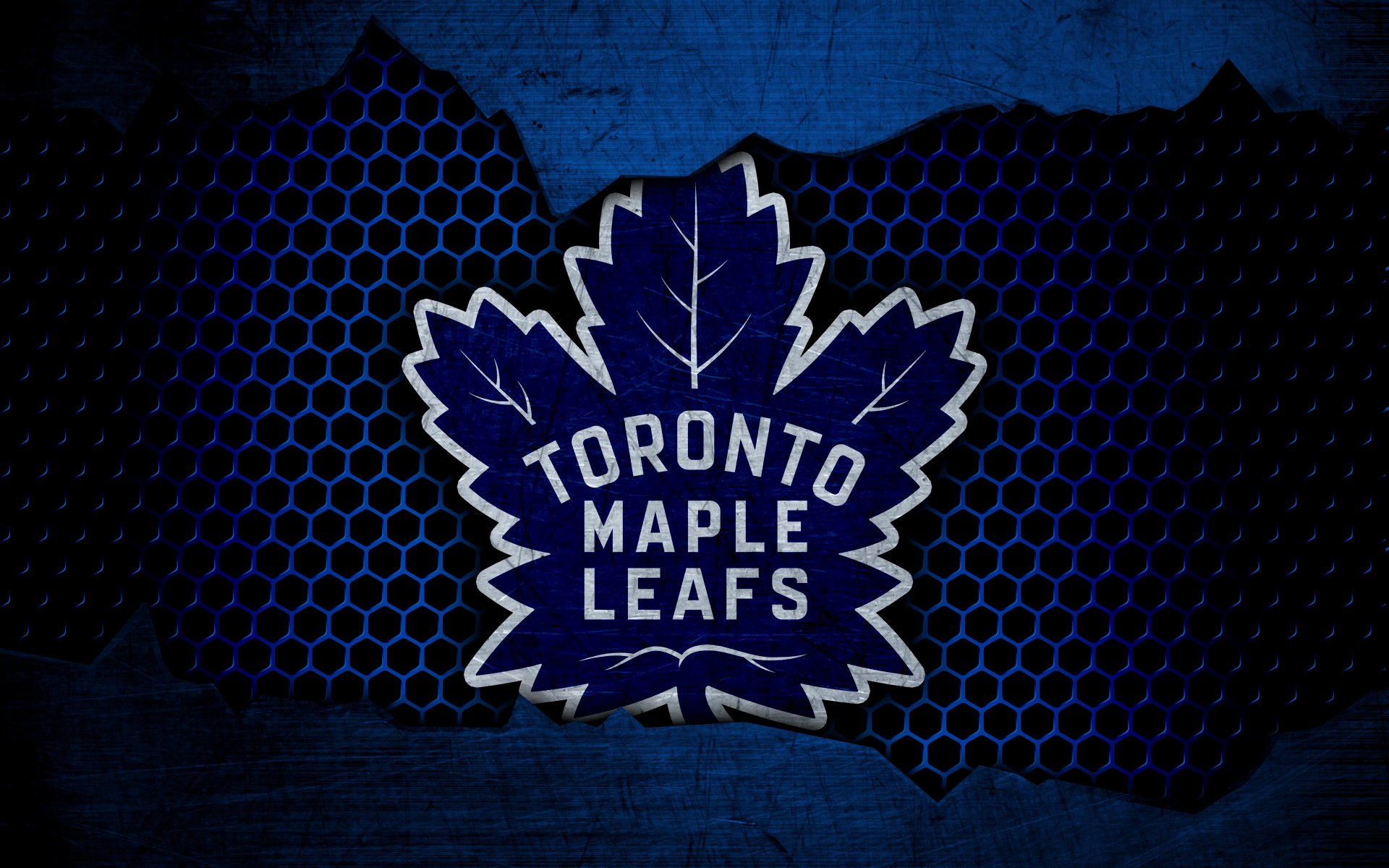 Download NHL Emblem Logo Toronto Maple Leafs Sports 4k Ultra HD Wallpaper