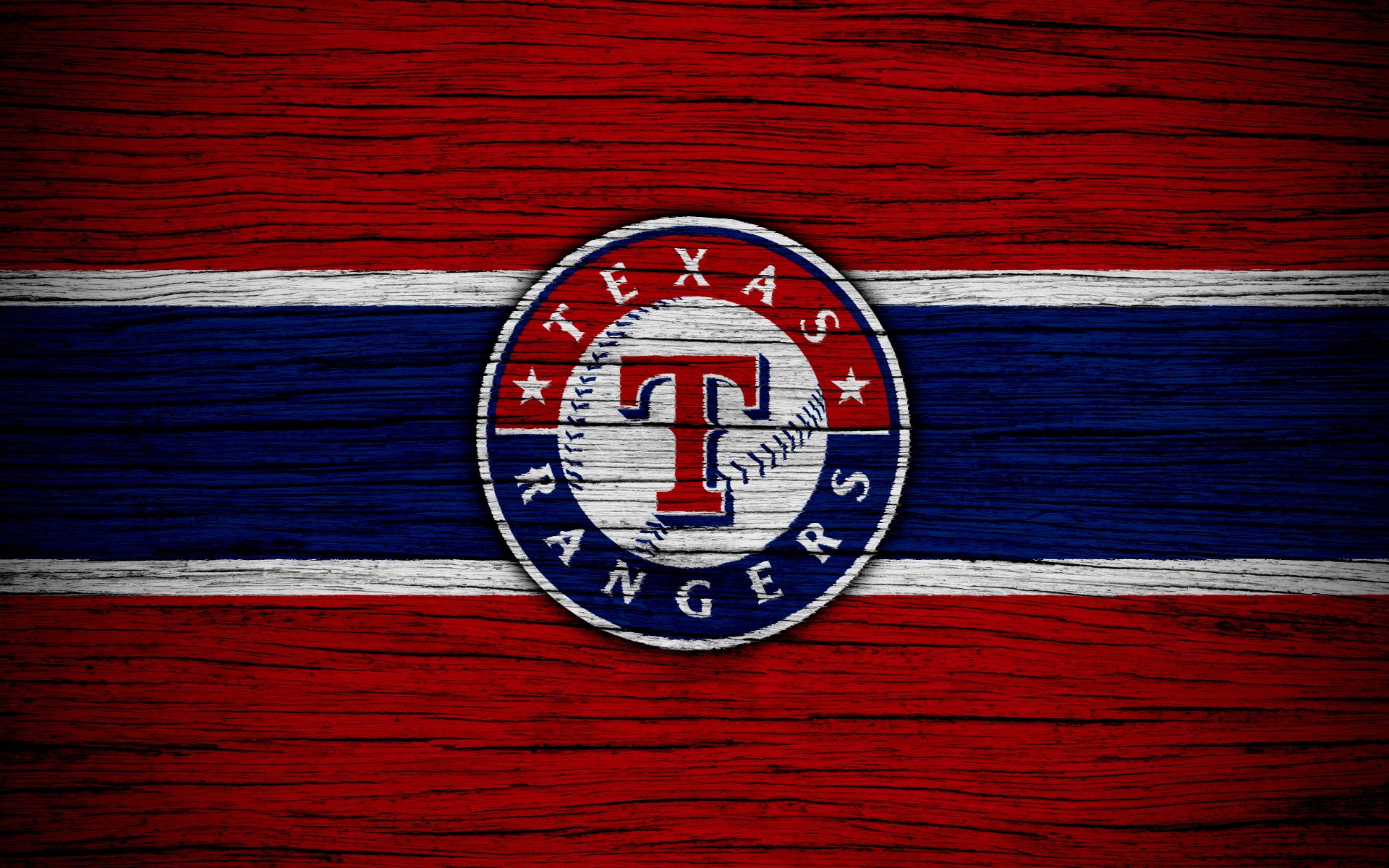 Download Logo Baseball MLB Texas Rangers Sports  4k Ultra HD Wallpaper