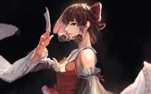 Anime Touhou Reimu Hakurei HD Wallpaper | Background Image