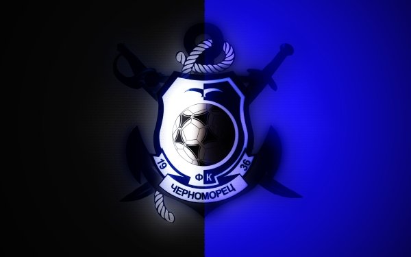 Sports FC Chornomorets Odesa Soccer Club Logo Emblem HD Wallpaper | Background Image