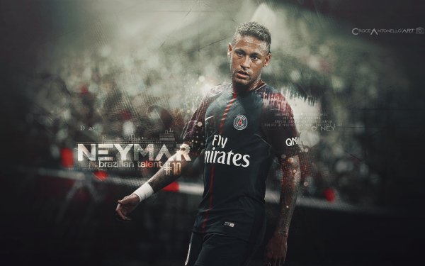Sports Neymar Soccer Player Paris Saint-Germain F.C. Brazilian HD Wallpaper | Background Image