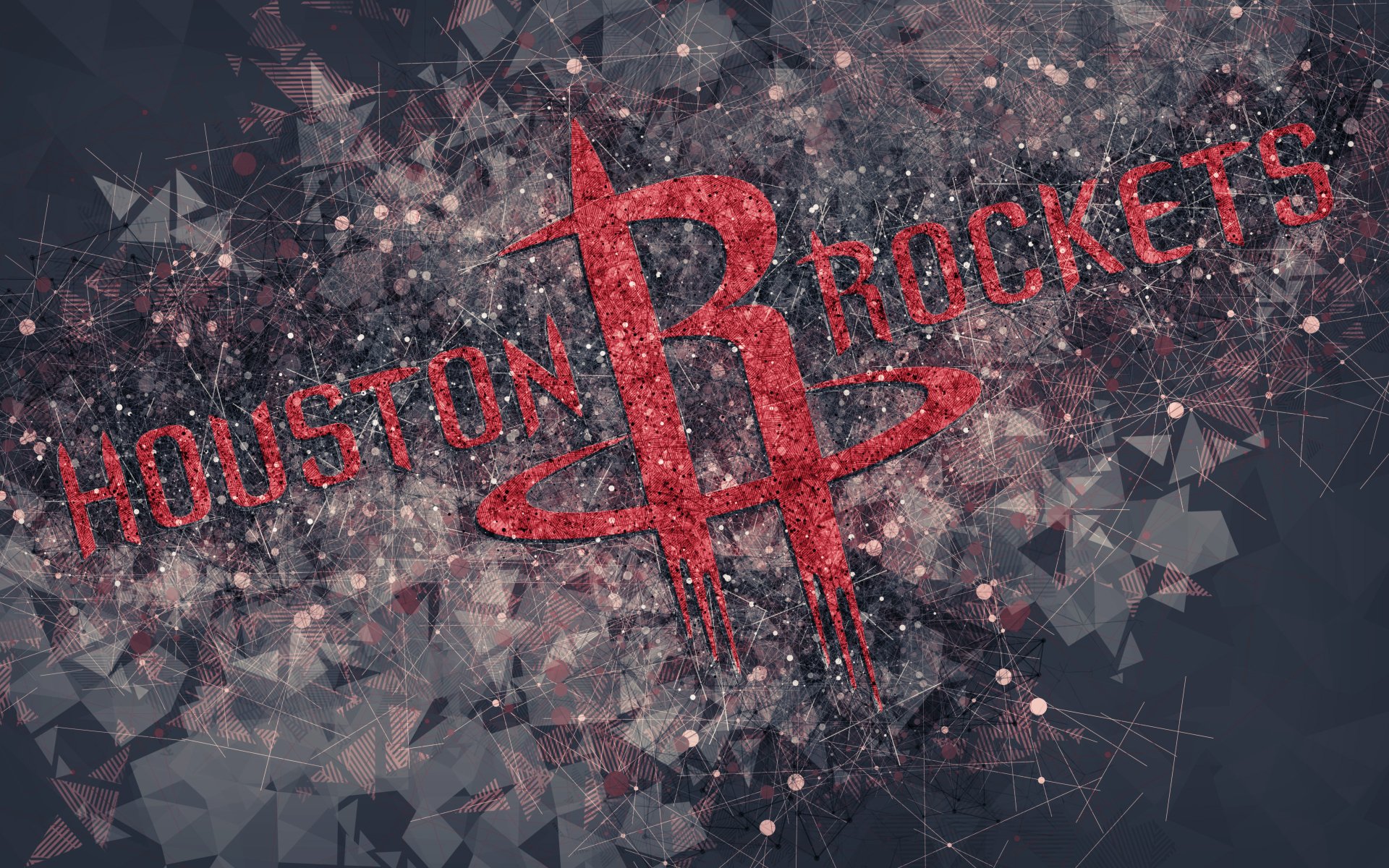 Download Logo Basketball NBA Houston Rockets Sports 4k Ultra HD Wallpaper