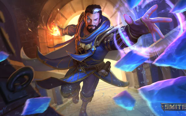 wizard Merlin (Smite) video game Smite HD Desktop Wallpaper | Background Image