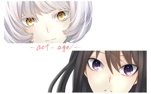 Kei Yonagi Chiyoko Momoshiro Anime Act-Age HD Desktop Wallpaper | Background Image