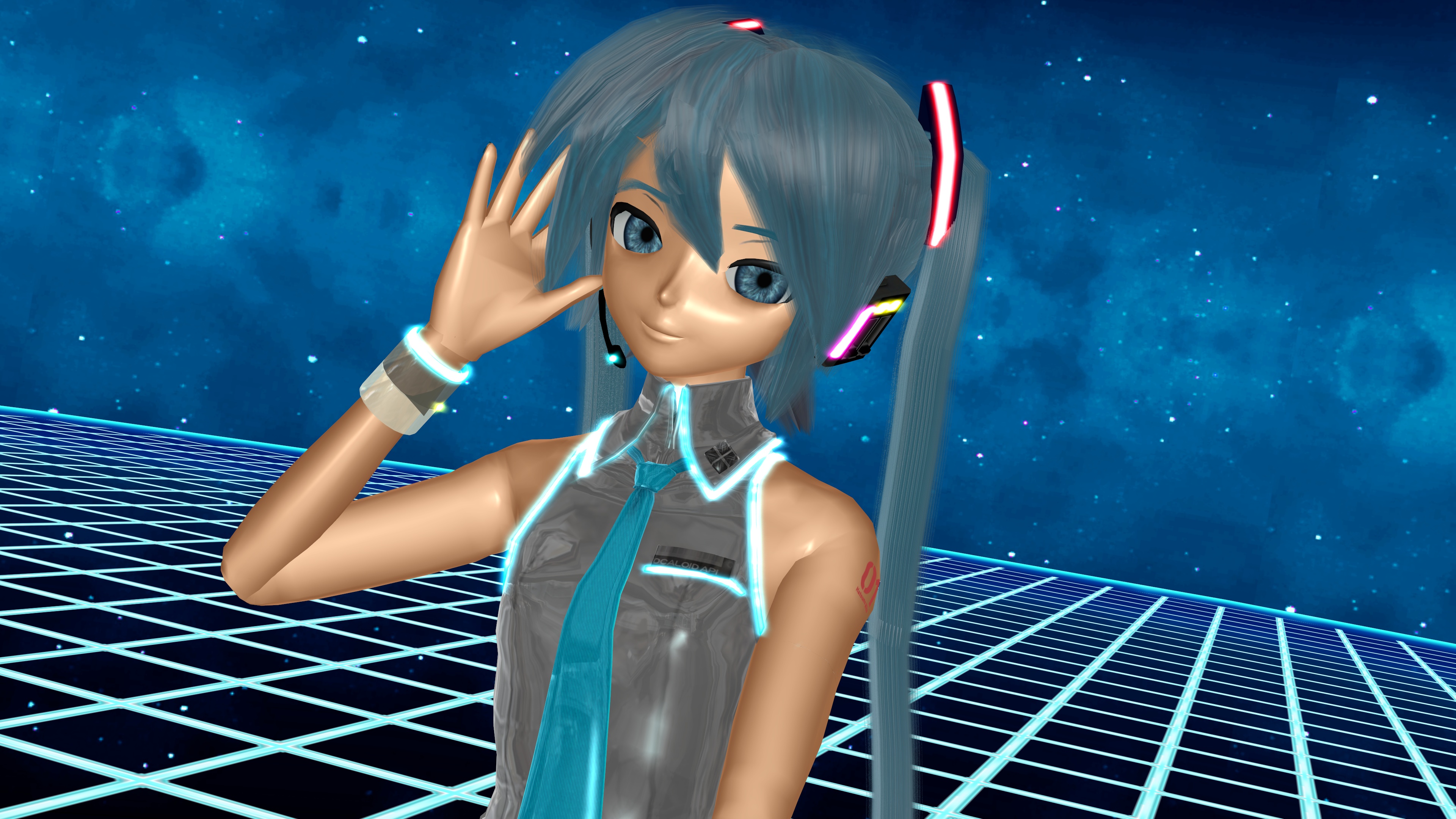 Hatsune Miku Model Set 2 32 Hii 4k Ultra Fondo De Pantalla Hd