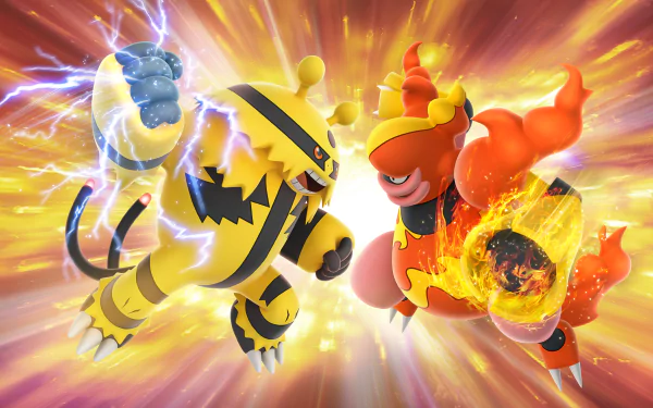 Electivire (Pokémon) Magmortar (Pokémon) Pokemon video game Pokemon Go HD Desktop Wallpaper | Background Image