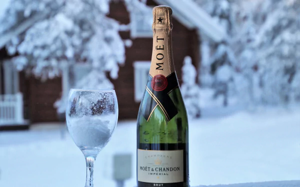  Moët &amp; Chandon Brut Imperial Champagne in the Snow by pasja1000