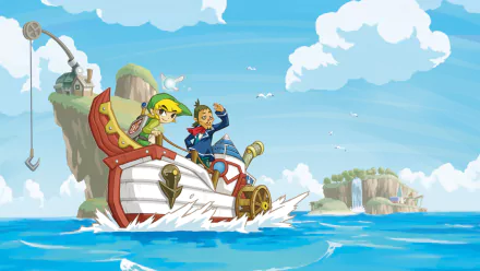 Neri (The Legend Of Zelda) Toon Link Linebeck (The Legend Of Zelda) Link video game The Legend Of Zelda: Phantom Hourglass HD Desktop Wallpaper | Background Image