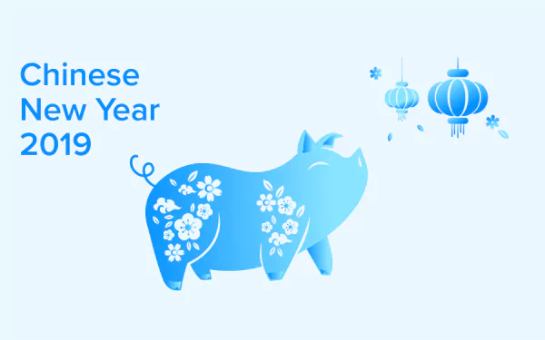 pig holiday Chinese New Year HD Desktop Wallpaper | Background Image