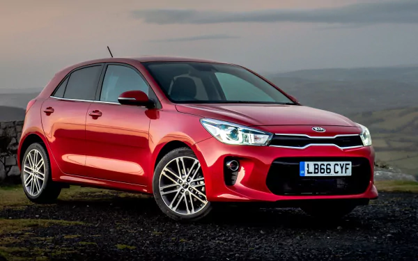 compact car car Kia vehicle Kia Rio HD Desktop Wallpaper | Background Image