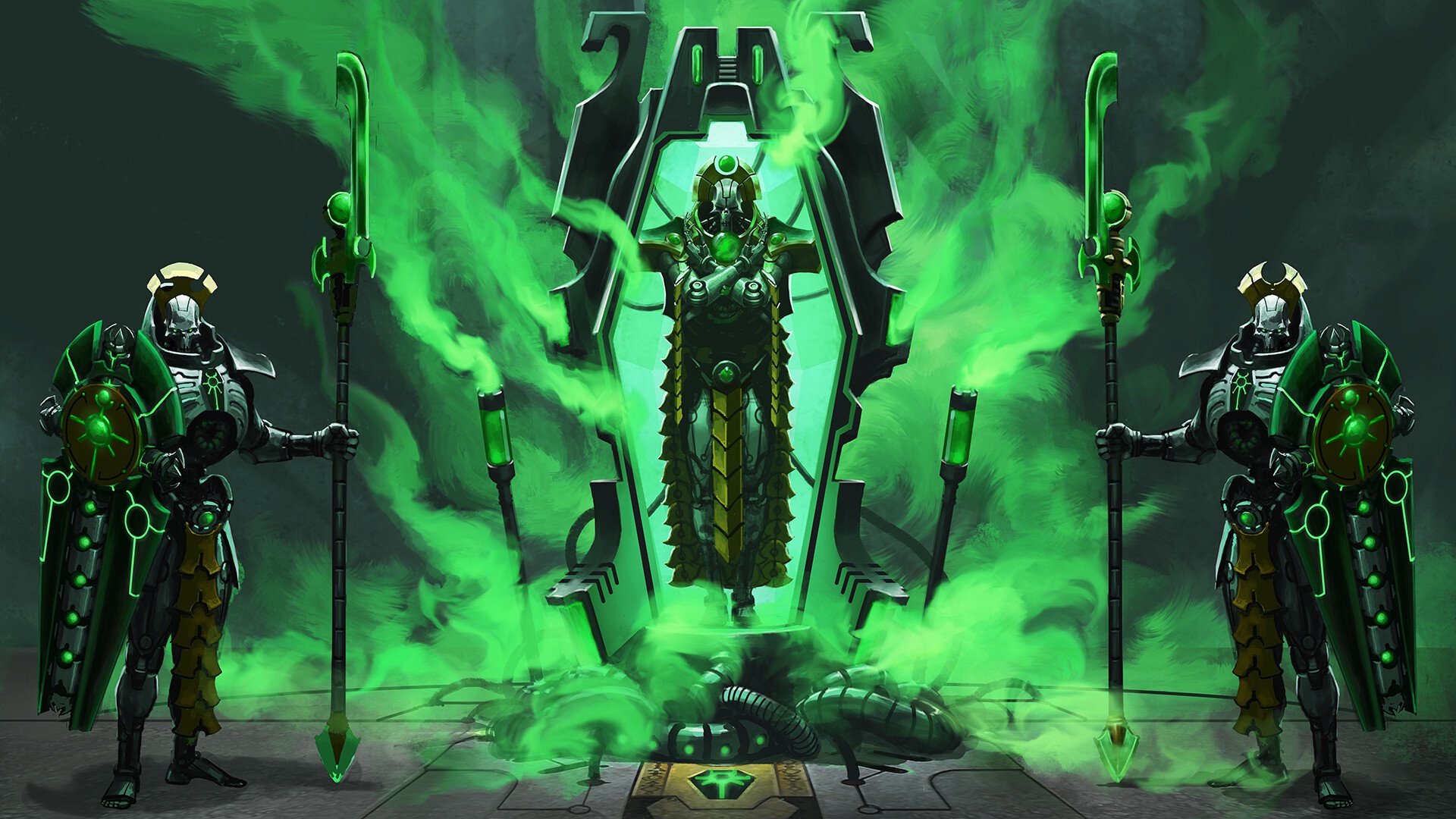 Necrons Rise Warhammer 40K HD Video Game Wallpaper Glory Necrons Rise Warhammer 40K HD Video Game Wallpaper Glory