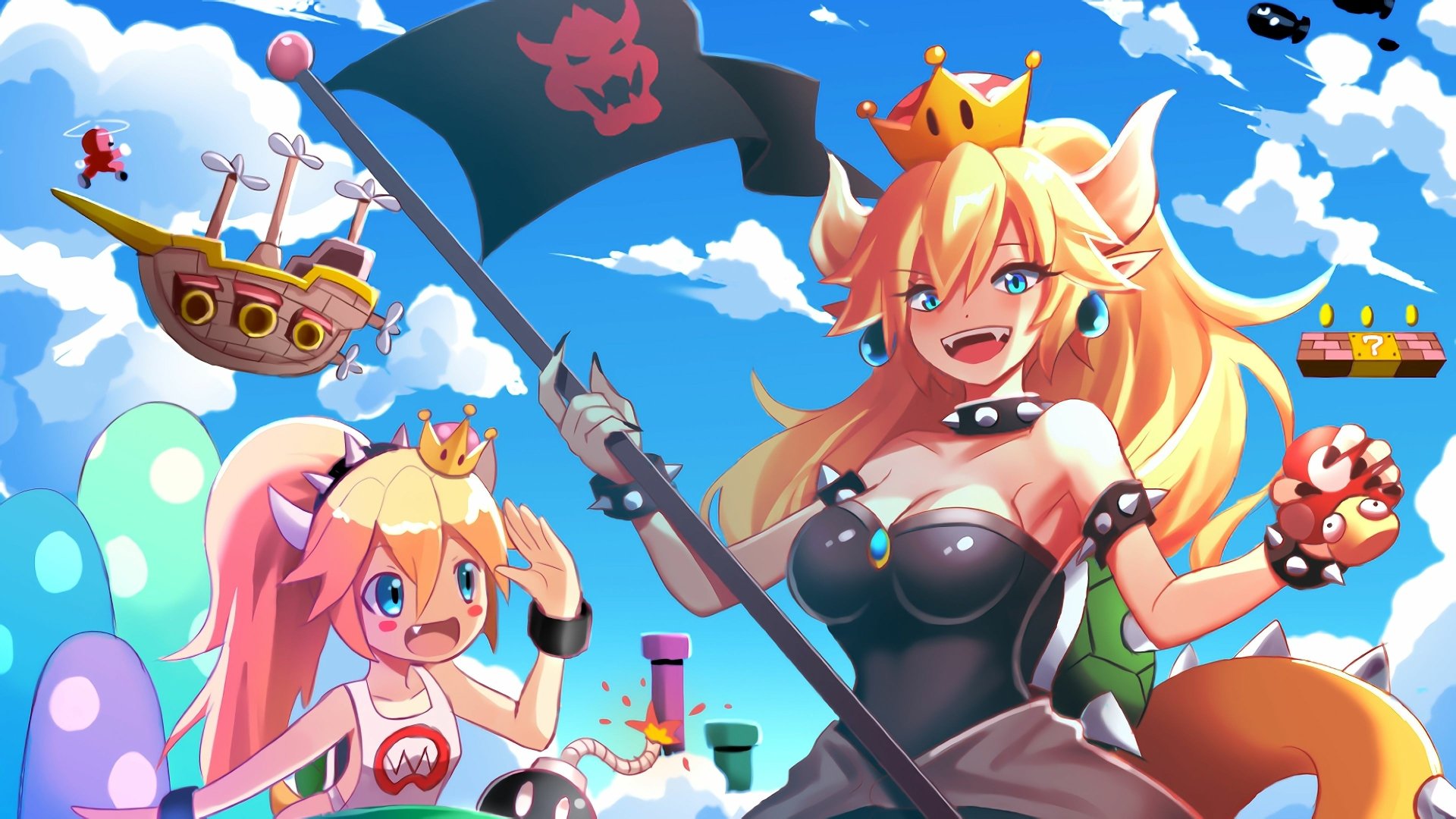 1 Bowsette Jr Hd Wallpapers Background Images Wallpaper Abyss