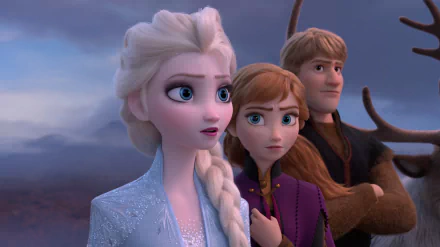 Kristoff (Frozen) Anna (Frozen) Elsa (Frozen) movie Frozen 2 HD Desktop Wallpaper | Background Image