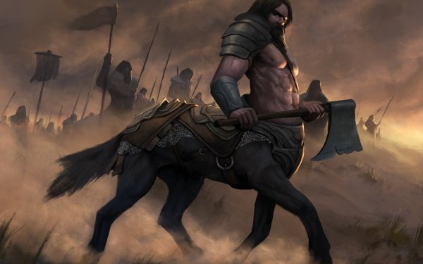 Fantasy Centaur Warrior HD Wallpaper | Background Image