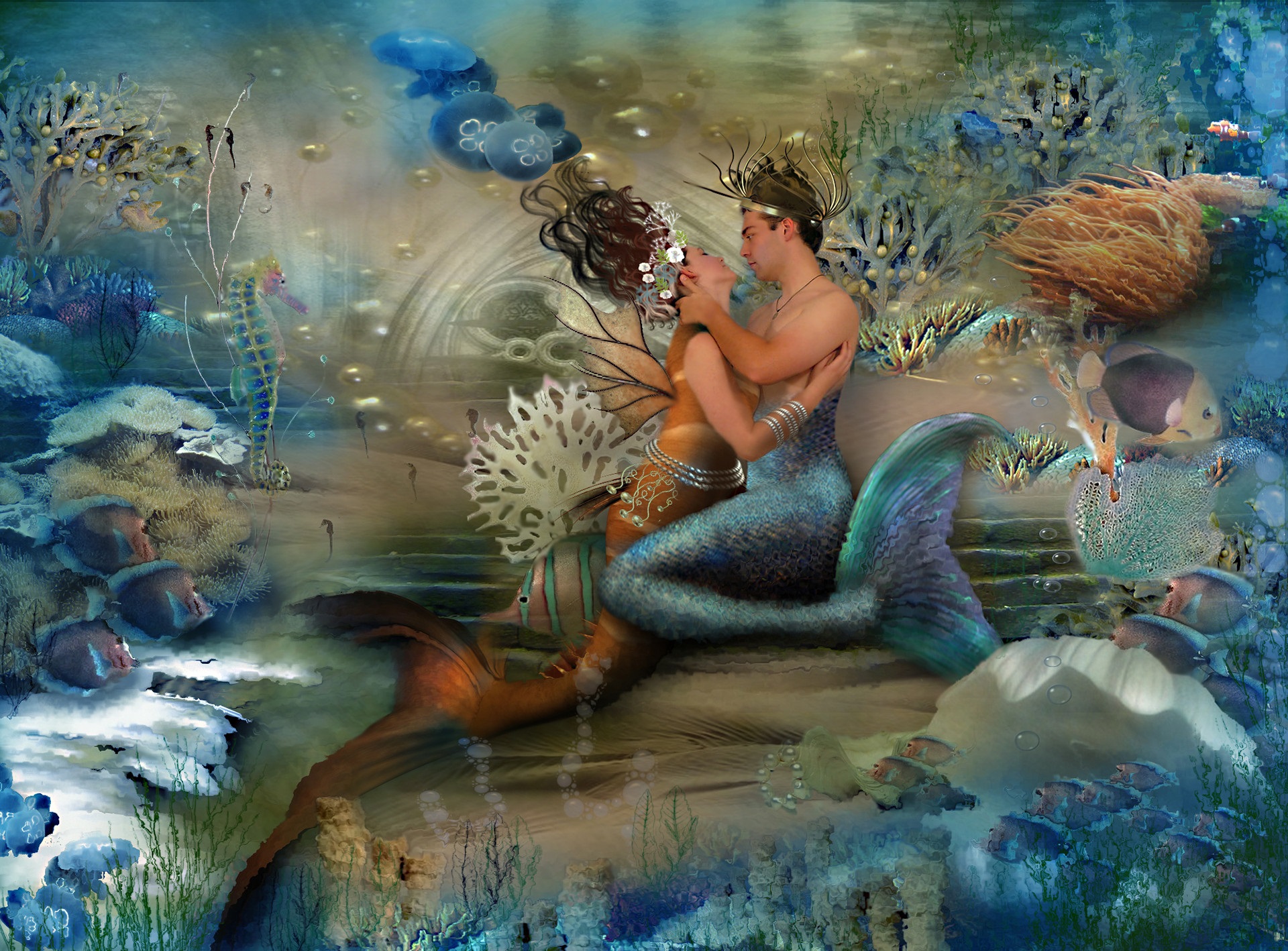 Mermaid HD Wallpaper | Background Image | 1920x1418 | ID:993475