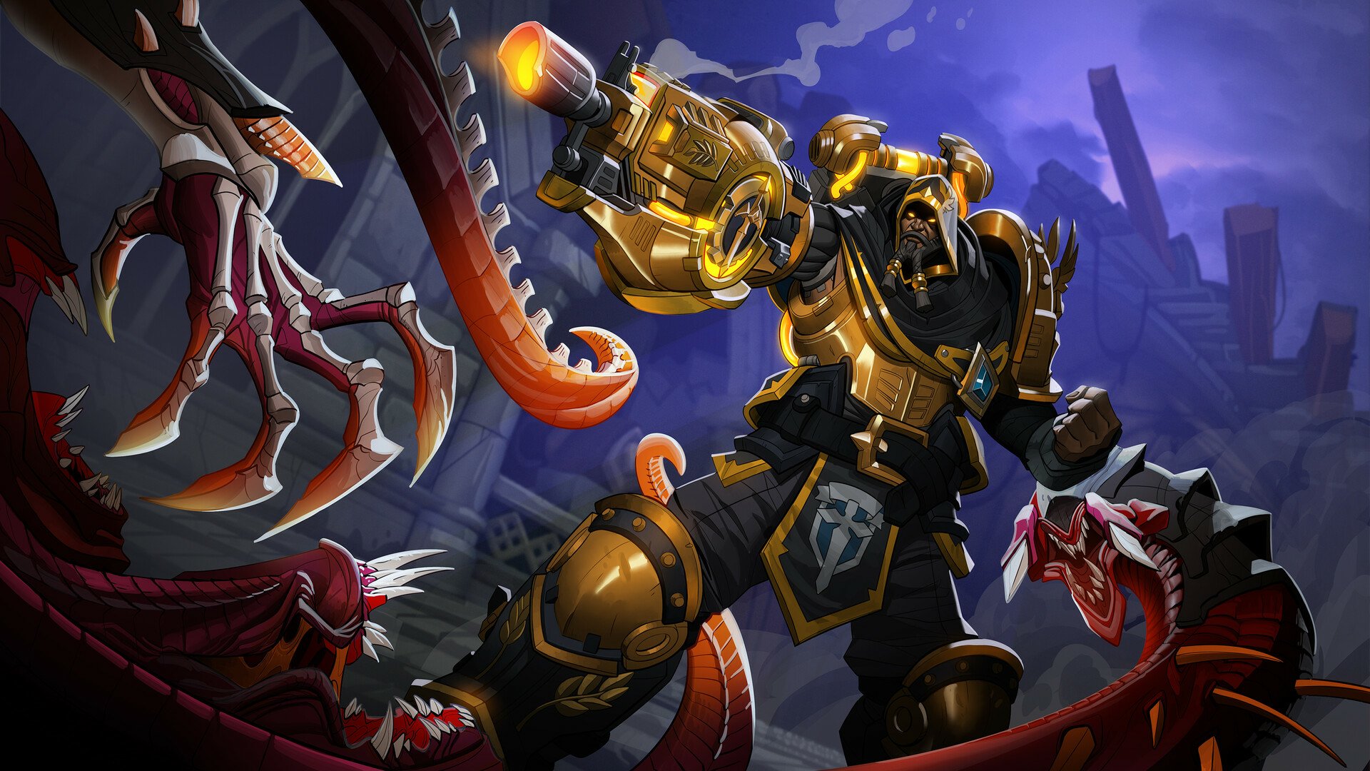 Download Paladins Atlas (Paladins) Video Game HD Wallpaper by Thunder Brush