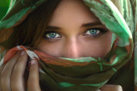 stare blue eyes face woman eye HD Desktop Wallpaper | Background Image