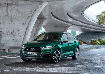 SUV green car car Audi vehicle Audi SQ5 HD Desktop Wallpaper | Background Image