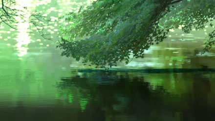  Tree over Pond