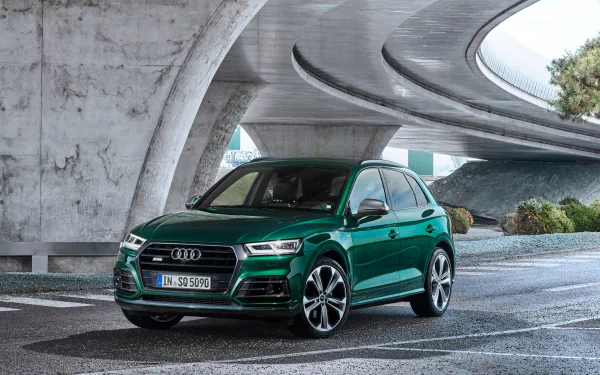 SUV green car car Audi vehicle Audi SQ5 HD Desktop Wallpaper | Background Image