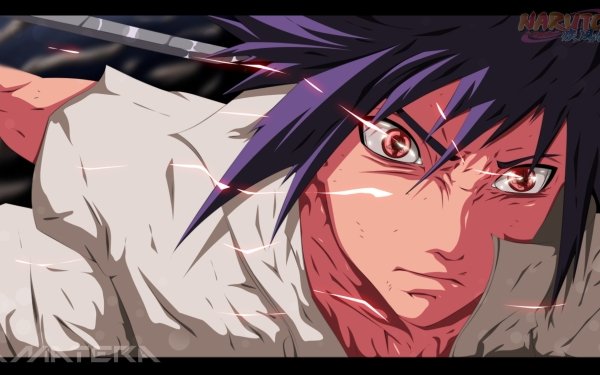 Anime Naruto Sasuke Uchiha Sharingan Mangekyō Sharingan HD Wallpaper | Background Image