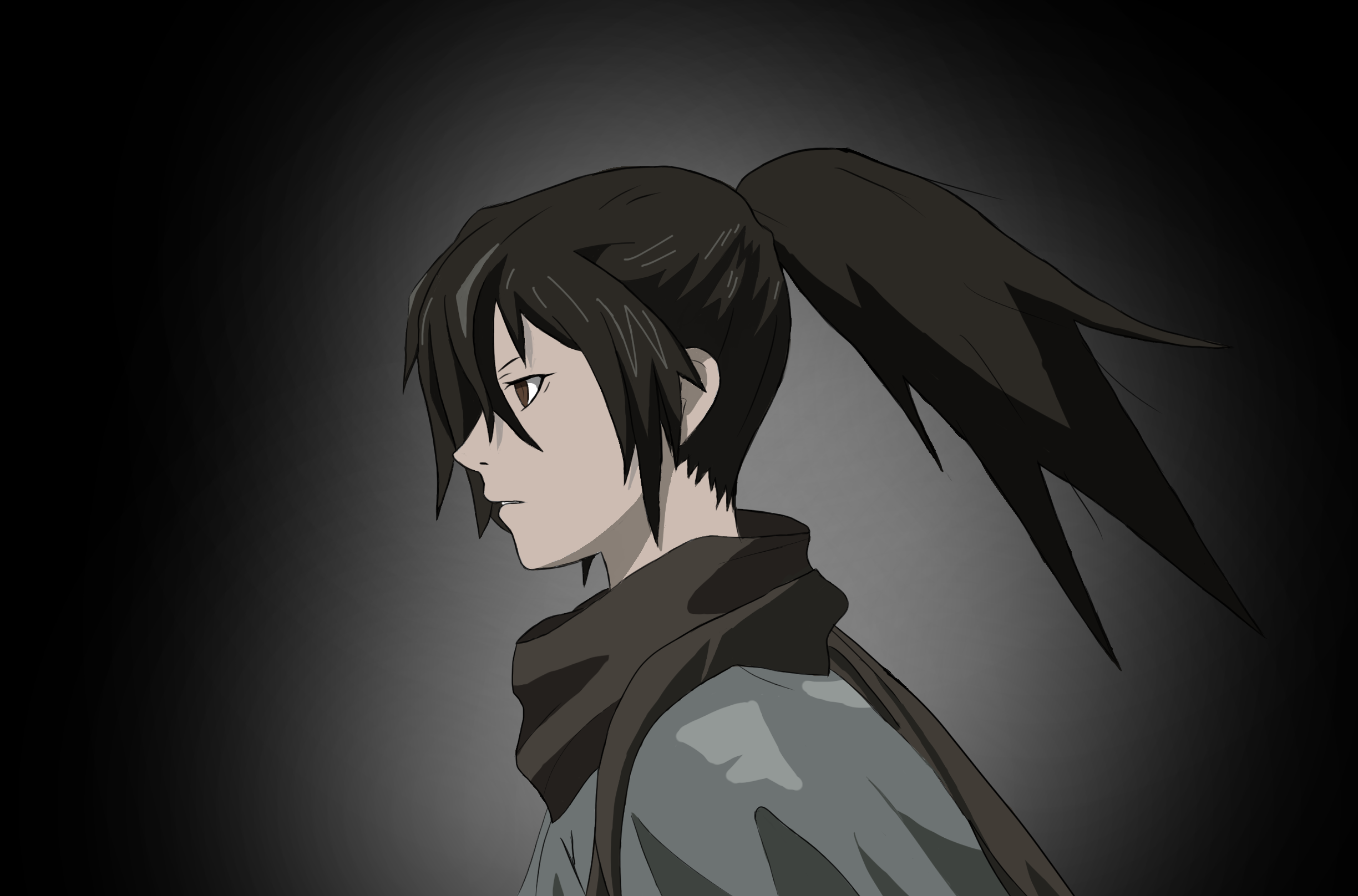 Hyakkimaru and Dororo anime characters depicted in a stunning HD desktop wallpaper and background.