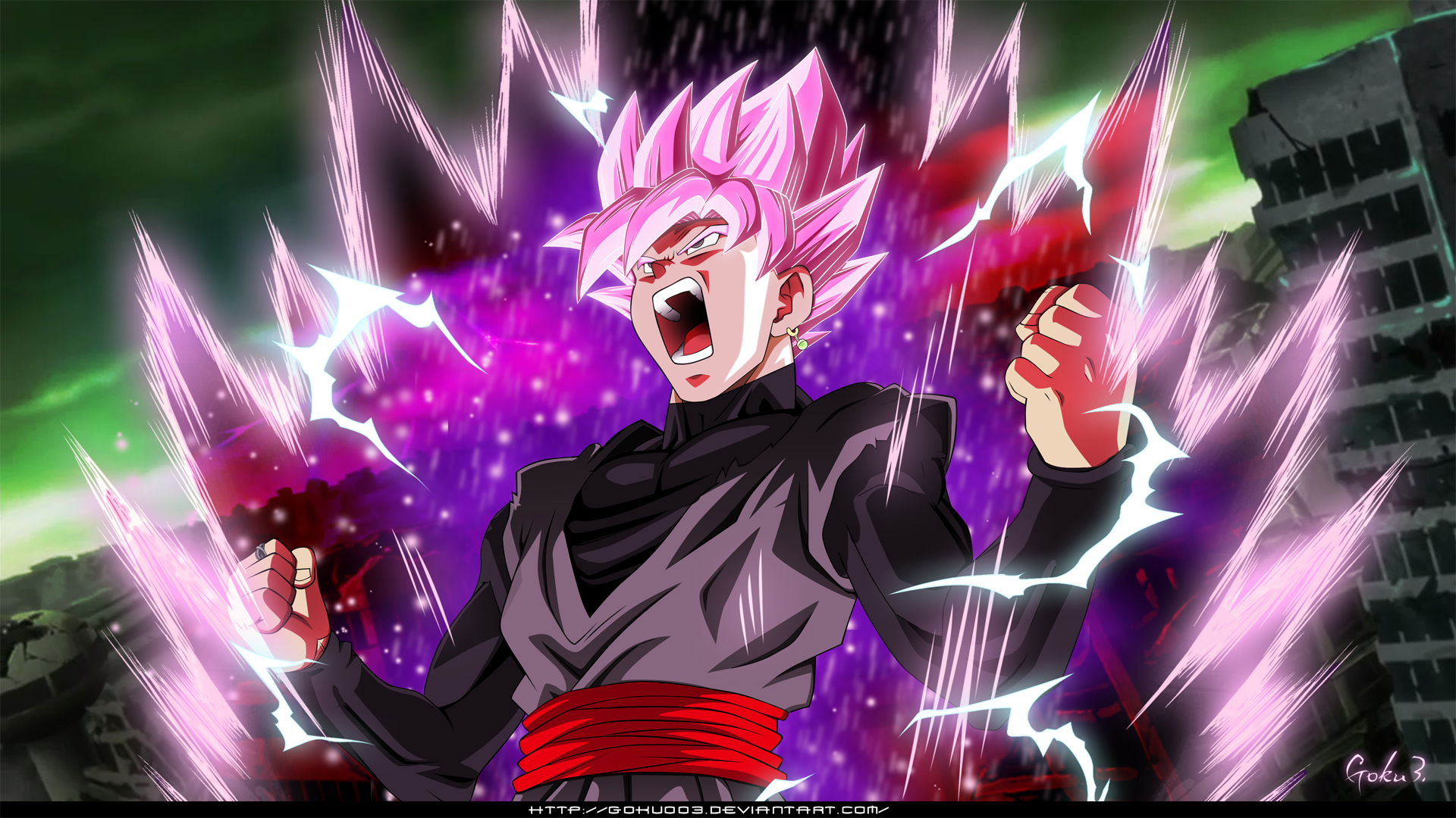 Đen Goku Super Saiyan Rose by goku003 sẽ khiến bạn ngạc nhiên với sức mạnh vượt trội. Hình nền này sử dụng màu hồng tuyệt đẹp để bổ sung thêm tính cách đặc trưng của Super Saiyan Rose. Tải ngay để cảm nhận sự hoàn hảo của hình nền này.