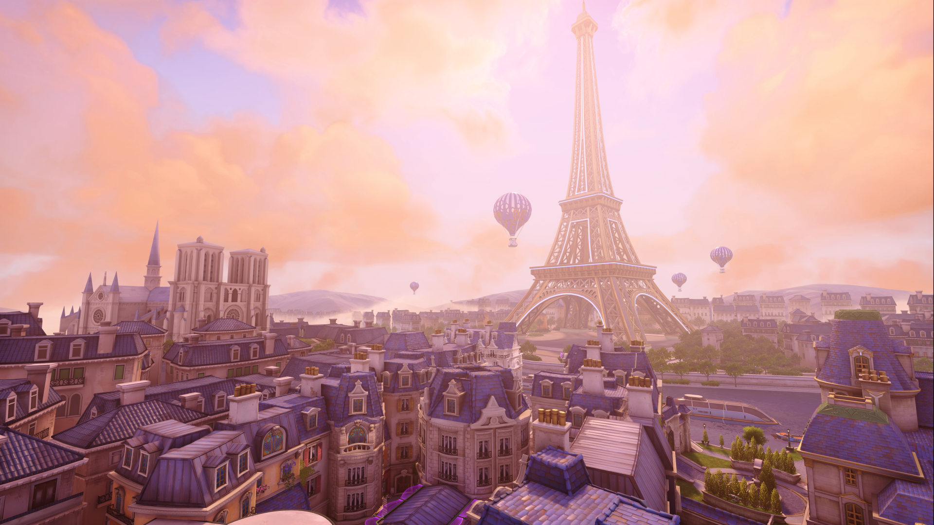 Download Eiffel Tower Video Game Overwatch 4k Ultra HD Wallpaper
