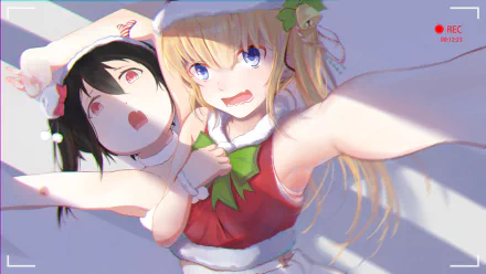 Love Live! Nico Yazawa Saekano: How to Raise a Boring Girlfriend Eriri Spencer Sawamura Anime crossover HD Desktop Wallpaper | Background Image