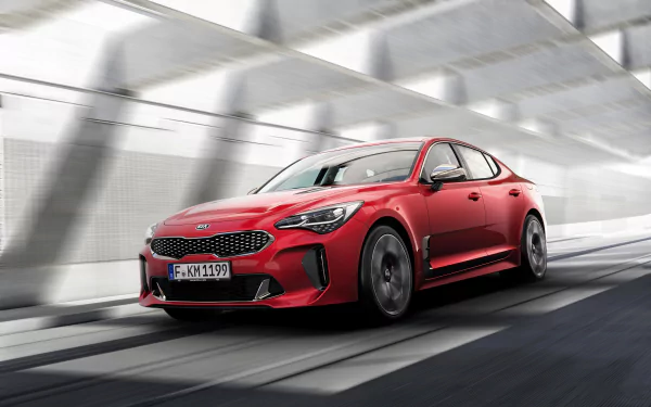 compact car car Kia vehicle Kia Stinger HD Desktop Wallpaper | Background Image