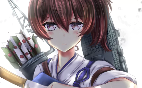 Kaga (Kancolle) Anime Kantai Collection HD Desktop Wallpaper | Background Image