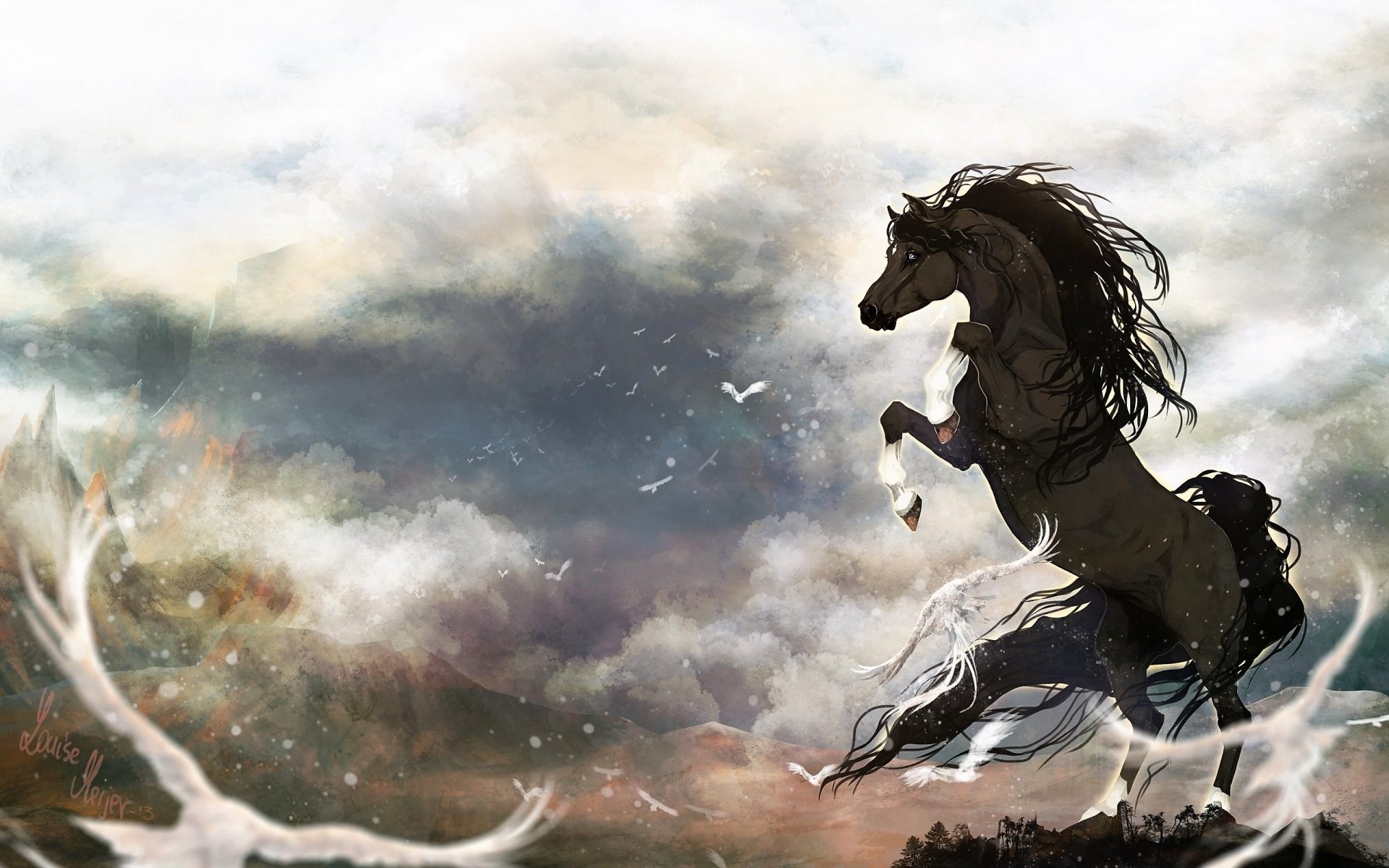 Fantasy Horse HD Wallpaper | Background Image | 2560x1600