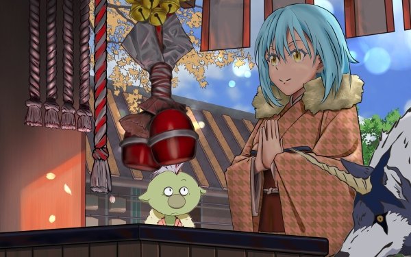 Anime That Time I Got Reincarnated as a Slime Rimuru Tempest Gobuta Ranga HD Wallpaper | Background Image