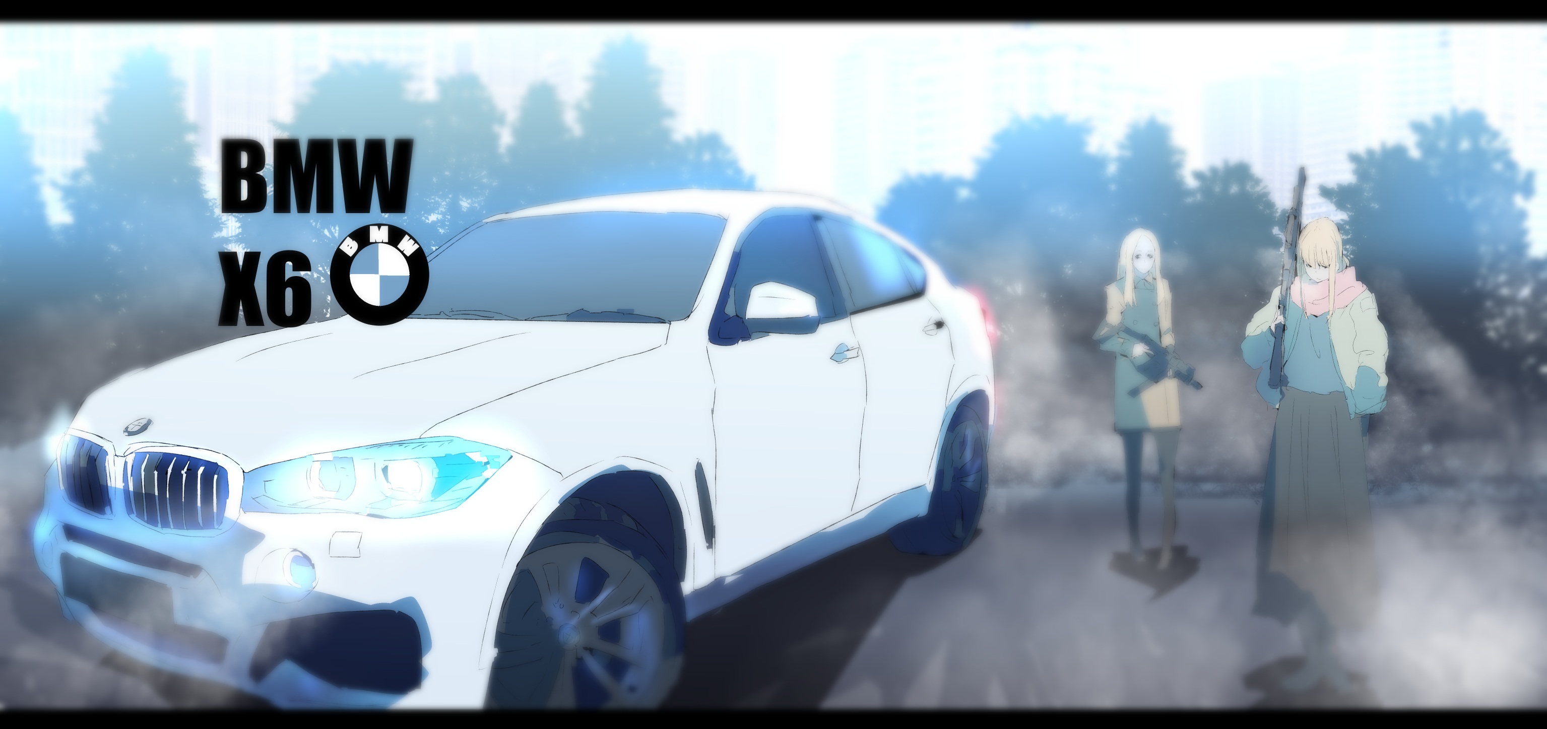 Download Anime Car HD Wallpaper by ぶもぉ～