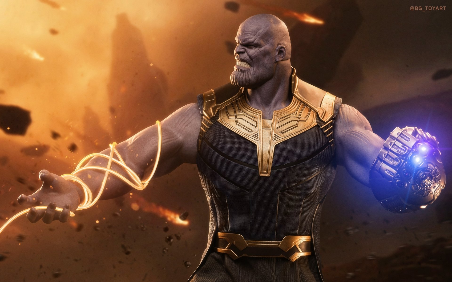 Download Toy Thanos Figurine Movie Avengers: Infinity War 4k Ultra HD ...